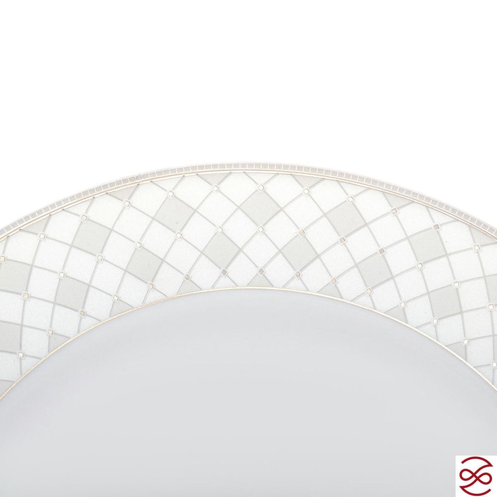 Набор плоских тарелок Repast Серебряная сетка 19 см (6 шт)