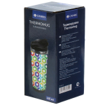 Термокружка 0.42 л, Daniks, Графика, колба нерж сталь, FD-06-15