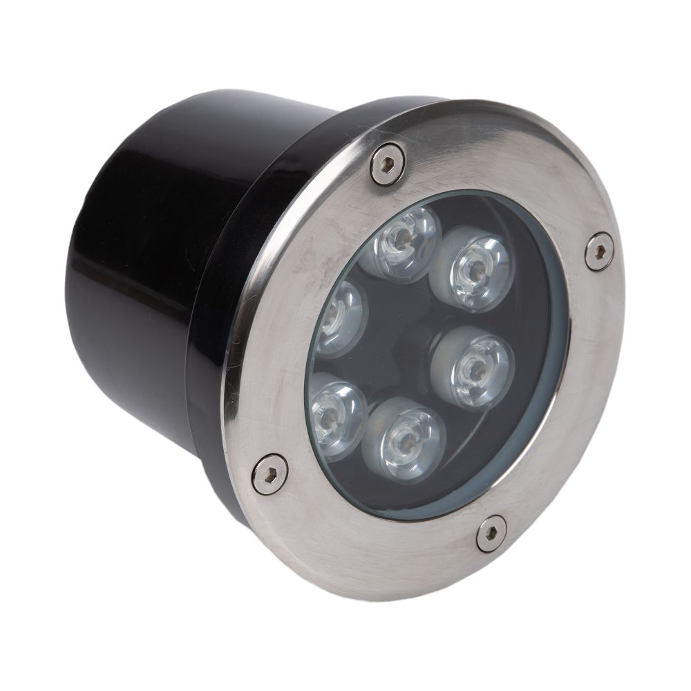 ULU-B11A-6W-2700K IP67 GREY Светильник светодиодный уличный. Архитектурный встраиваемый. Теплый белый свет 2700К. Корпус серый. TM Uniel.