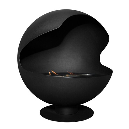 Каминокомплект:Биокамин Firelight BFP/F-55 Sphere+Набор керамических камней М, белые