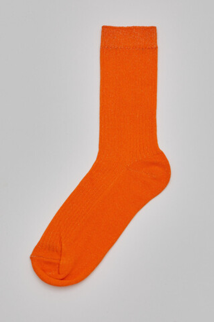 Носки из хлопка оранжевого цвета
