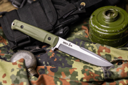 Тактический нож Delta N690 StoneWash G10 Олива