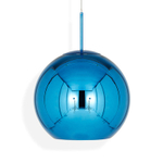 Подвесной дизайнерский светильник  Copper shade by Tom Dixon (синий, D40)