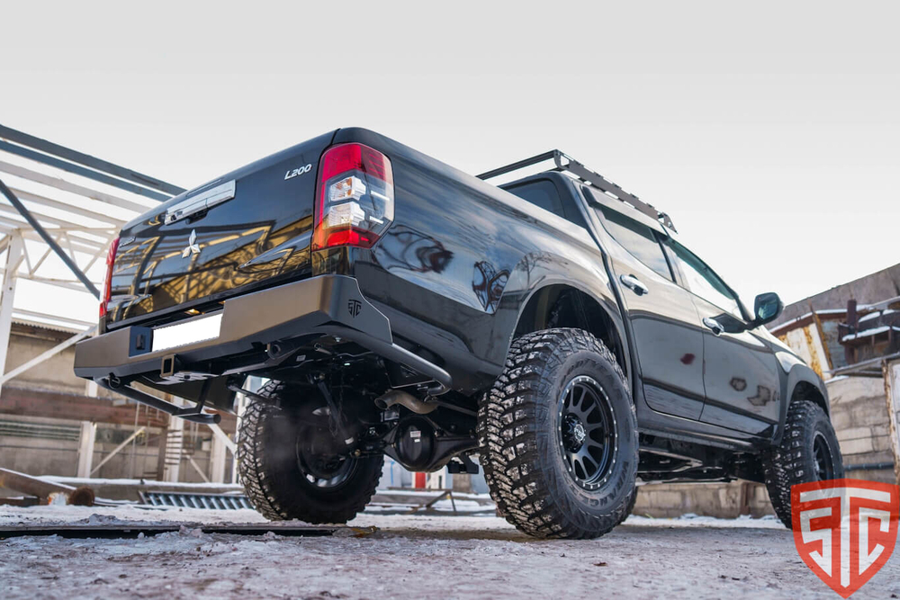 Бампер силовой задний Mitsubishi L200 с 2019- ,с квадратом под фаркоп