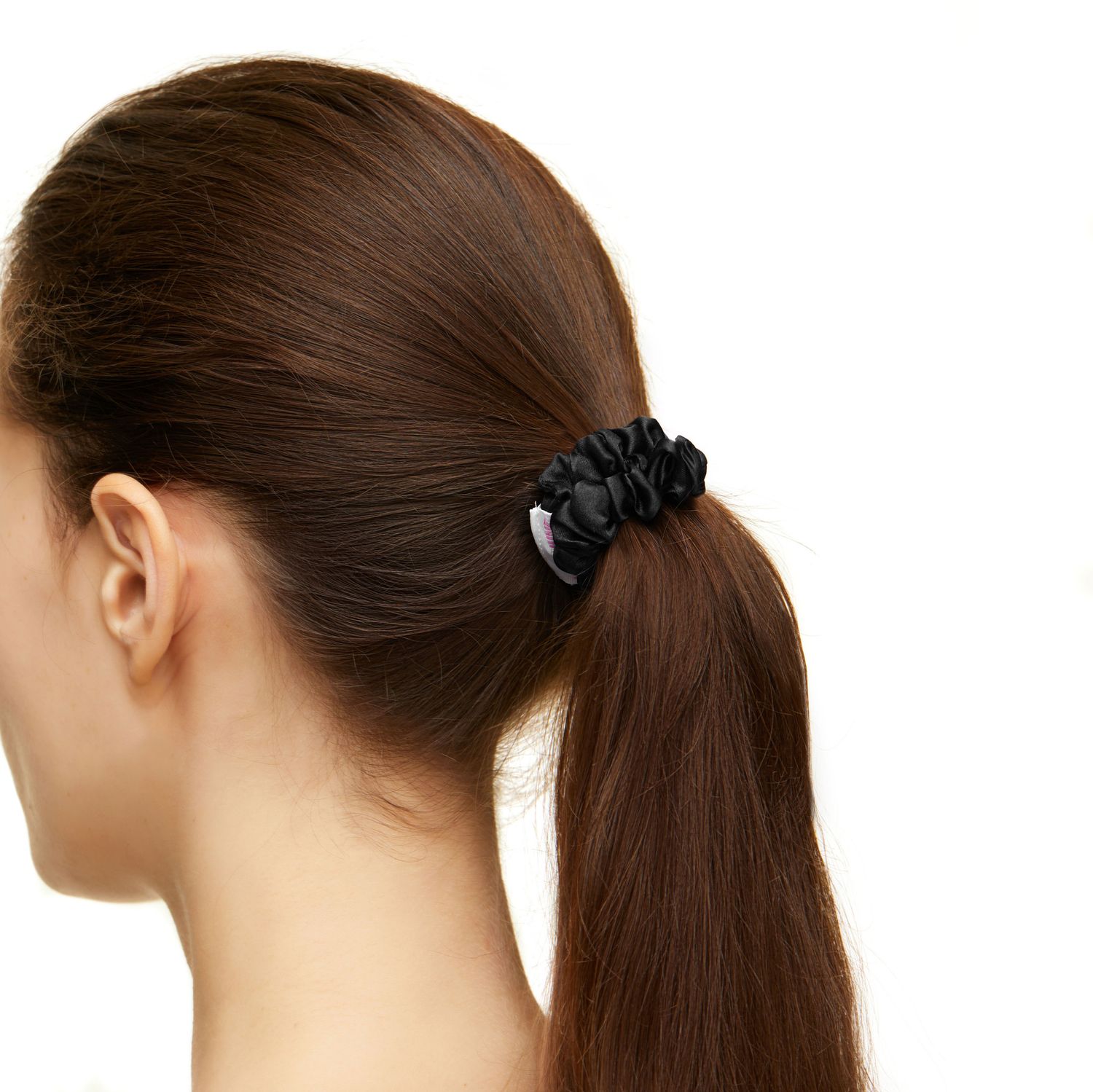 Набор резинок Silk Hair Scrunchies – Blue, Gray & Black