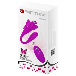Pretty Love Chimera - Вибромассажер для пар с пультом ДУ