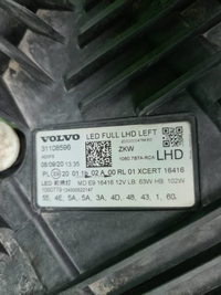 Фара левая Volvo XC60 2 (2017-2021) LED