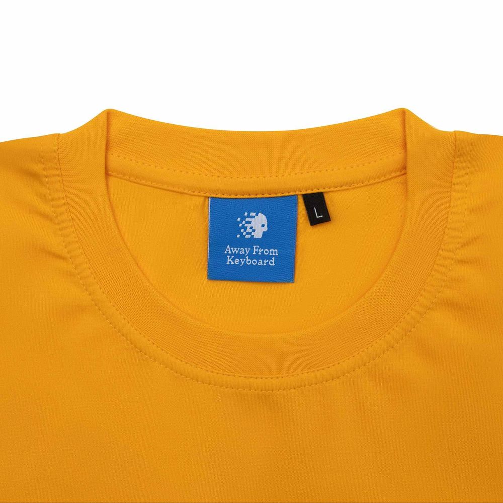 Футболка AFK by Scrrreen Bae Желтая