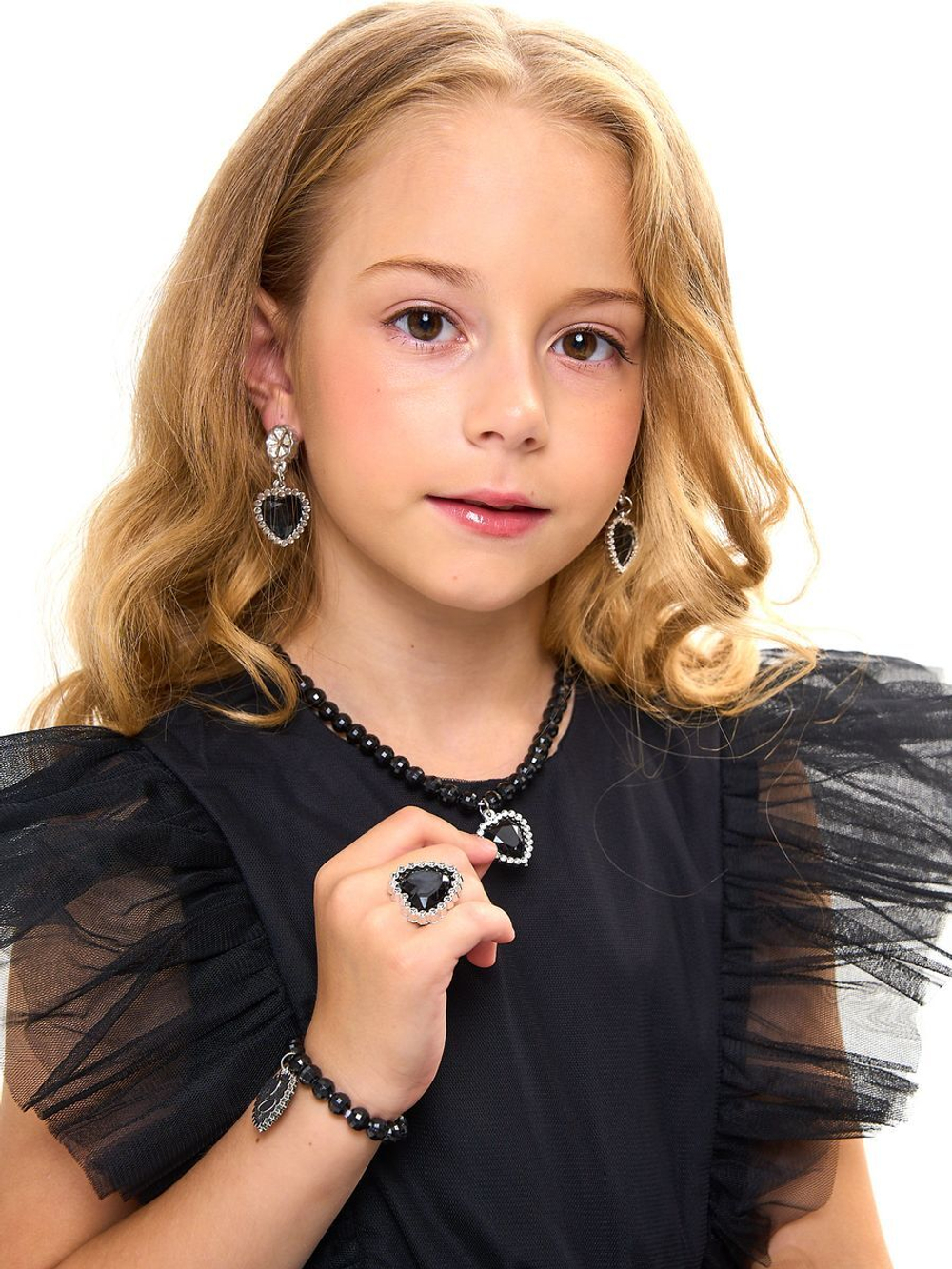 Аксессуары Уэнсдэй Wednesday бижутерия к платью