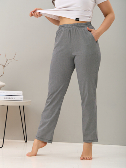 Брюки Б-18/черный-гусинаялапка