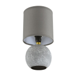 8165/1T COUNTY LN26 504 серый, керамика/текстиль Настольная лампа E14 1*40W 220V VILANA