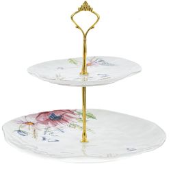 GAEM Блюдо 2-х ярусное, L30 W28 H25 см