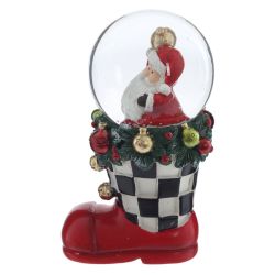 GAEM Фигурка декоративная "Снеговик/Дед Мороз" в стекл шаре, D 4.5 см, L5,5 W5 H9 см, 2в.
