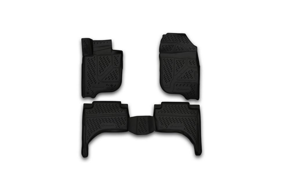 Коврики в салон для MITSUBISHI L200, 2015-, 4 шт. (полиуретан) CARMIT00001