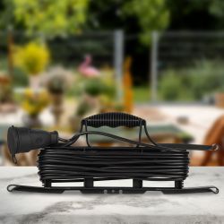 Удлинитель силовой ЭРА GREEN LINE FR-6-10m Greenline на рамке 1 розетка без заземления 10м ПВС 2x0.75мм2 | Силовые удлинители