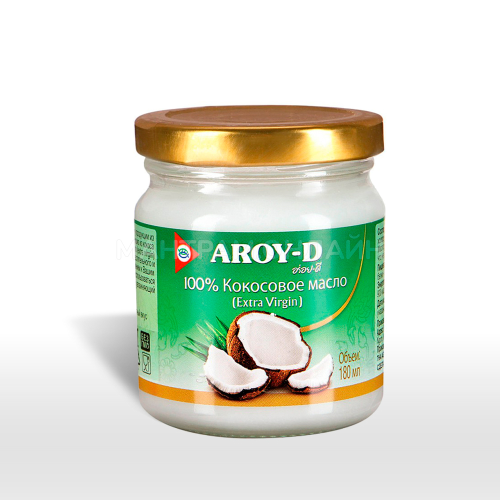 СТОП-ЦЕНА Масло Кокосовое Aroy-D Extra Virgin 100% 180 мл