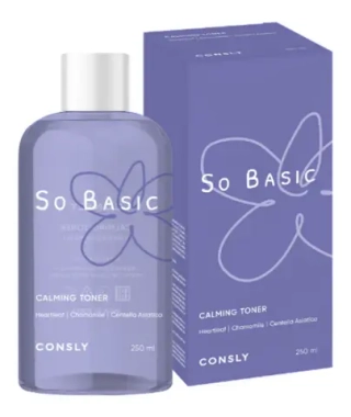 Тонер для лица успокаивающий CONSLY So Basic Heartleaf Calming Toner 250 мл