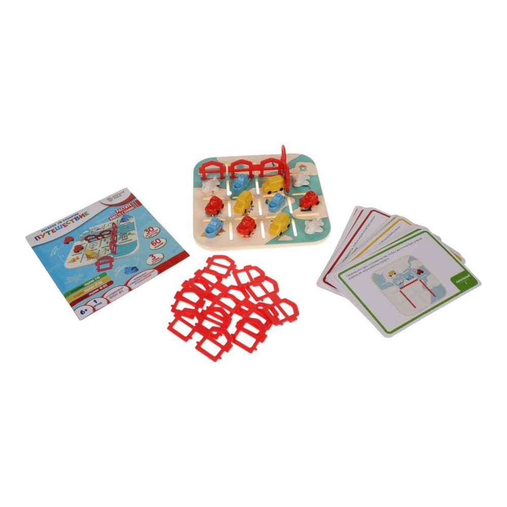 Головоломка Веселое IQ-развитие "Путешествие" 3ур. сложности, 60 заданий (Арт.И-7829)