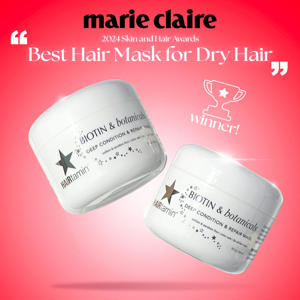 HAIRtamin, Biotin & Botanicals, маска для глубокого кондиционирования и восстановления, 236 мл (8 жидк. Унций)