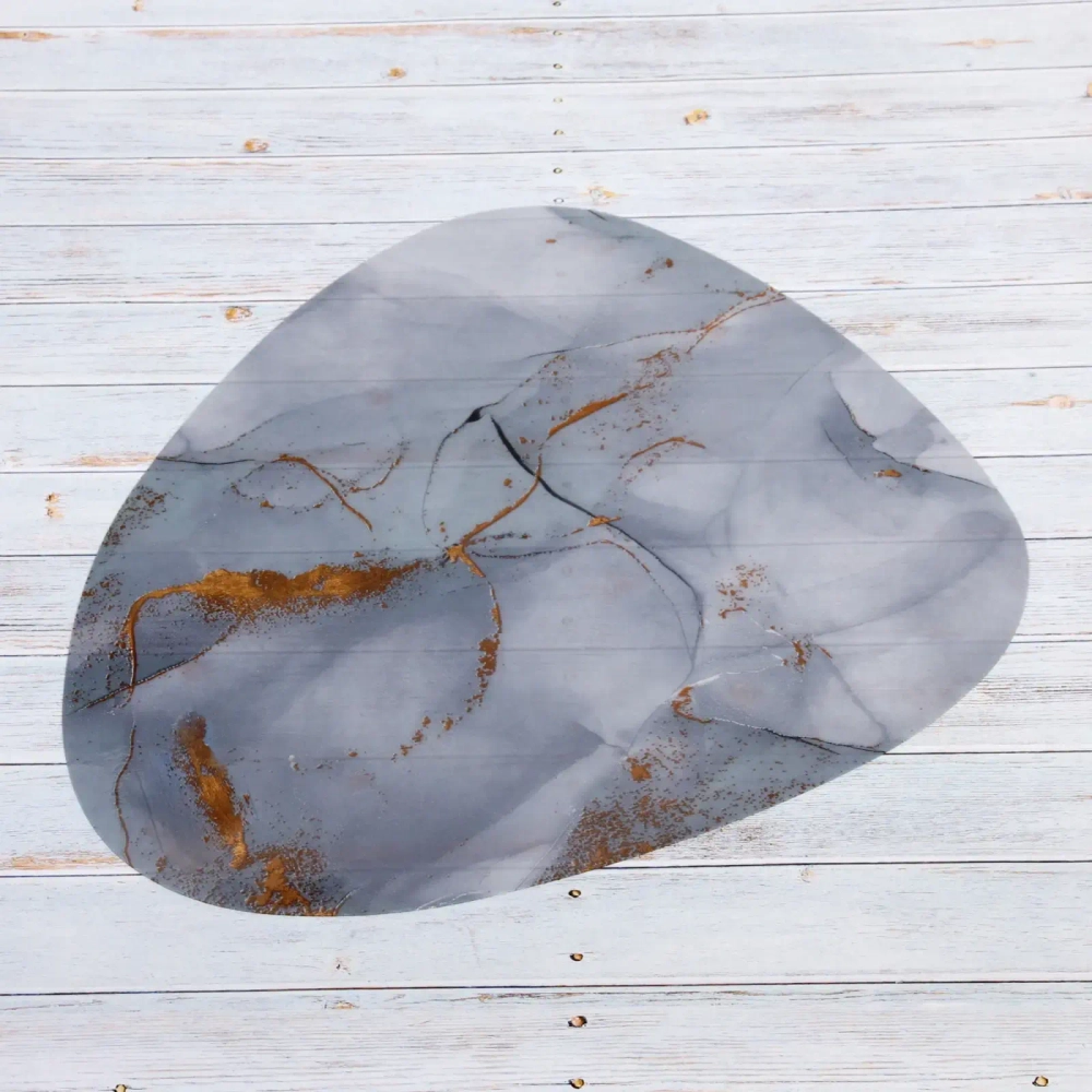 Салфетка на стол см универсальная «Мрамор» фигурная