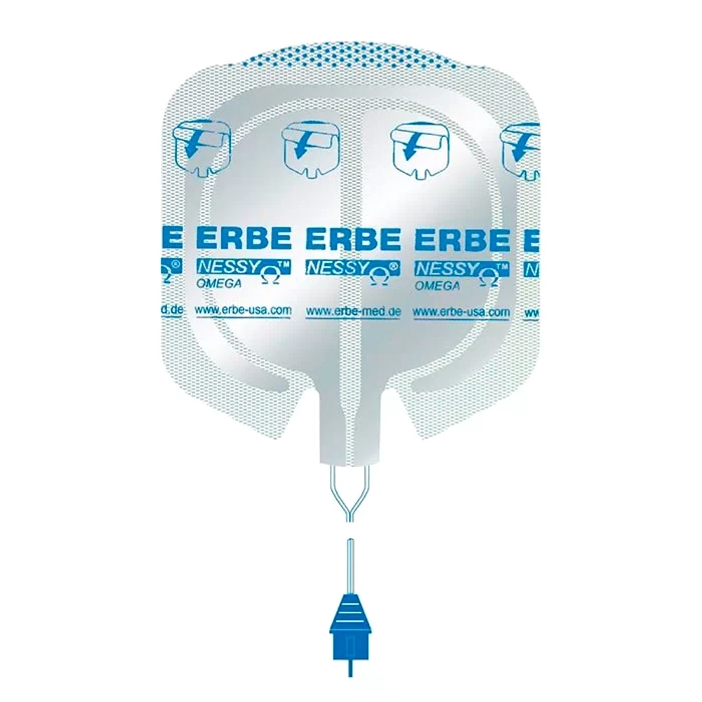 Электрод нейтральный ERBE NESSY Omega Plate (85+23) см2 с кабелем 4 м 50 шт 20193-083