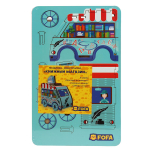 Конструктор Машинка "Книжный магазин" (FOFA)