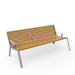 Скамейка Брюссель с подлокотниками