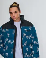 Пуховик Anteater Downjacket RF Print Corsair сине-зеленый