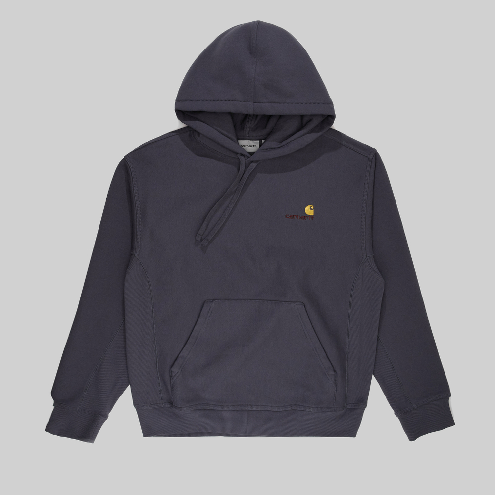 Толстовка мужская Carhartt WIP American Script Hooded - купить в магазине Dice с бесплатной доставкой по России