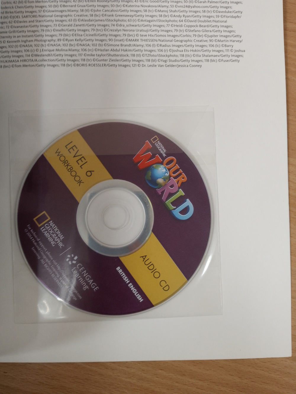 Our World 6: Workbook with Audio CD