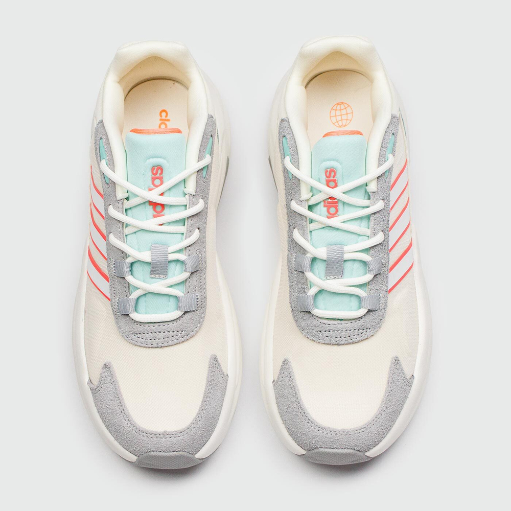 Кроссовки Adidas Ozelle CloudFoam Wmns Cream Violet Mint