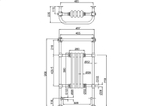 Полотенцесушитель Burlington Bloomsbury R2 CHR/ARCR2 CHR хром/белый