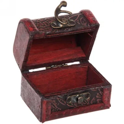 Сундук - шкатулка из дерева «KOLISTA», цвет как на фото, 8*6*6см (упаковка коробка)