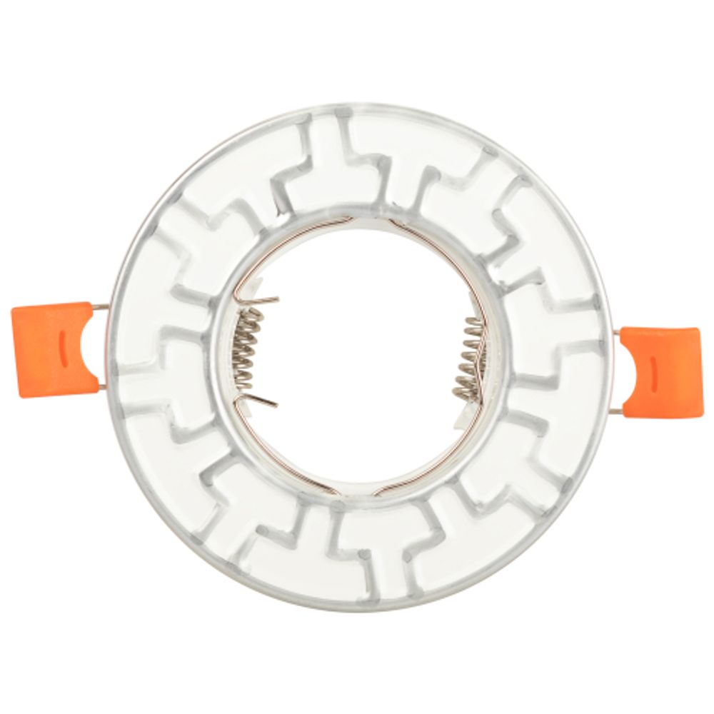 Светильник встраиваемый штампованный ЭРА ST5 CH/WH под лампу MR16 GU5.3 белый/хром