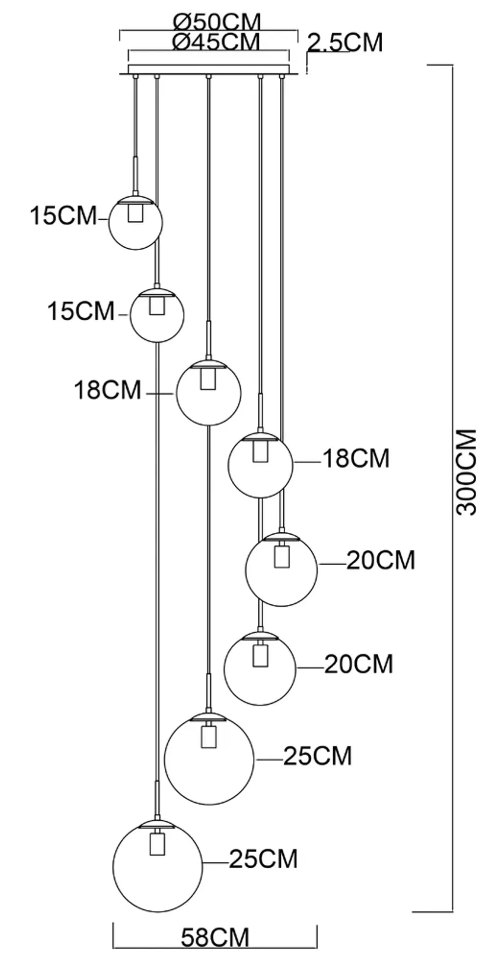 Подвесной светильник Arte Lamp VOLARE