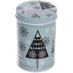 Банка жестяная «Снежинка» 600мл 8,6*13см
