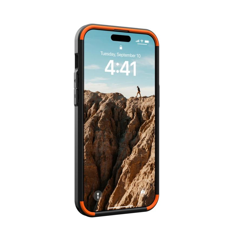 Защитный чехол MagSafe UAG Civilian для iPhone 15 Pro Max Гибридный чехол с высоким уровнем защиты при падении