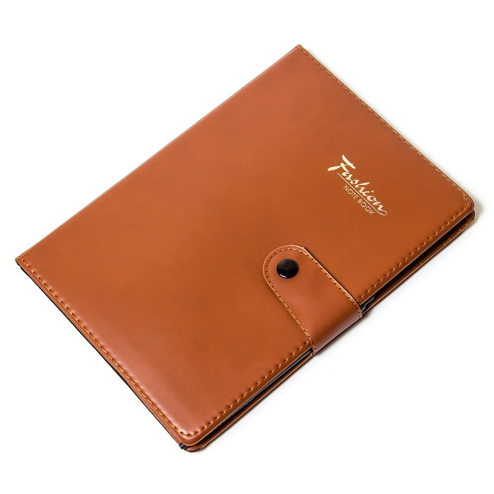 Записная книжка с авторучкой, 15,0 см х 20,0 см, 7БЦ, Alingar, иск. кожа, клапан на кнопке, 80 л., клетка