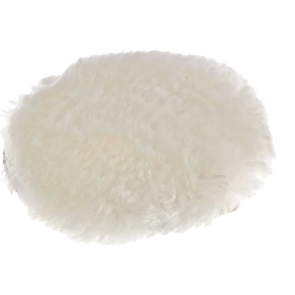 Насадка полировальная "под липучку", 150 мм, натуральная шерсть Matrix, 75953