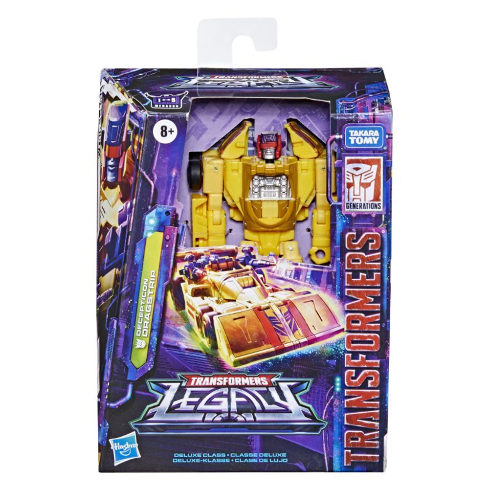Hasbro Transformers Generations Legacy — фигурка Decepticon Dragstrip F3020