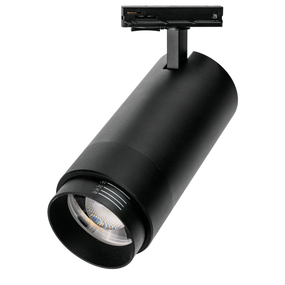 Трековый светодиодный светильник WOLTA WTL-35W/02B 35Вт 4000К IP20 Чёрный