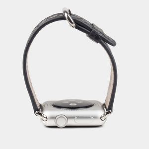 Ремешок для Apple Watch 40/41/42 mm из кожи аллигатора, серого цвета