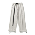 Брюки вельветовые светло-серого цвета YMKASHIX