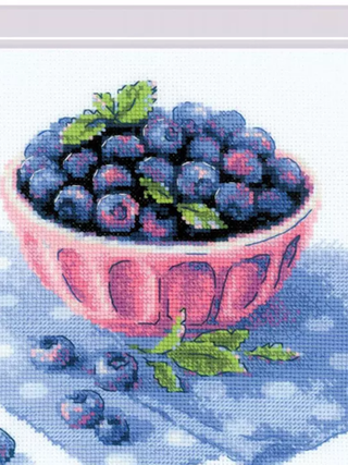 "Голубика садовая"-2168 вышивка