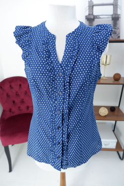 Блузка Fever в горошек 48 размер, новая