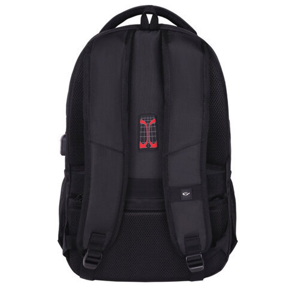 Рюкзак GERMANIUM UPGRADE универсальный, 3 отделения, отделение для ноутбука, USB-порт, "UP-2", черный, 47х33х21 см, 271666