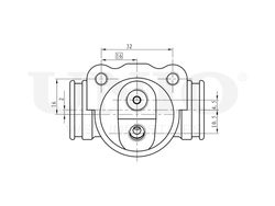 Цилиндр тормозной колесный UNIO BRC-20501