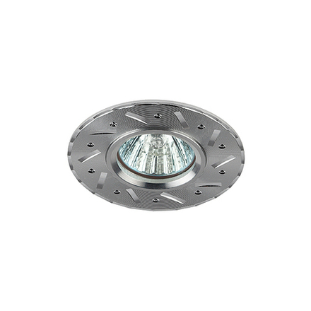KL41 SL Светильник ЭРА литой алюминевый MR16,12V/220V, 50W серебро