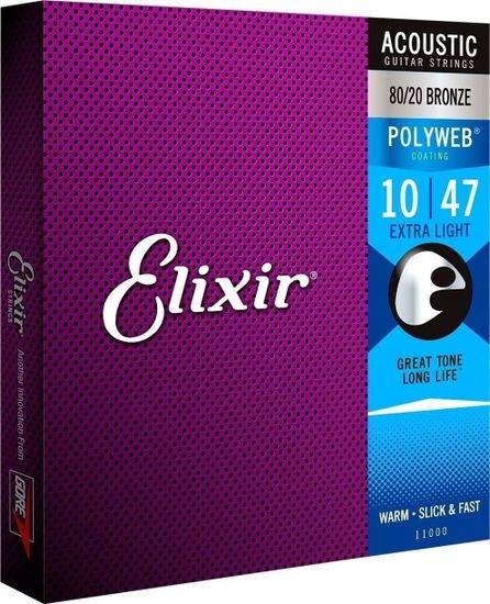 Струны для акустической гитары ELIXIR 11000