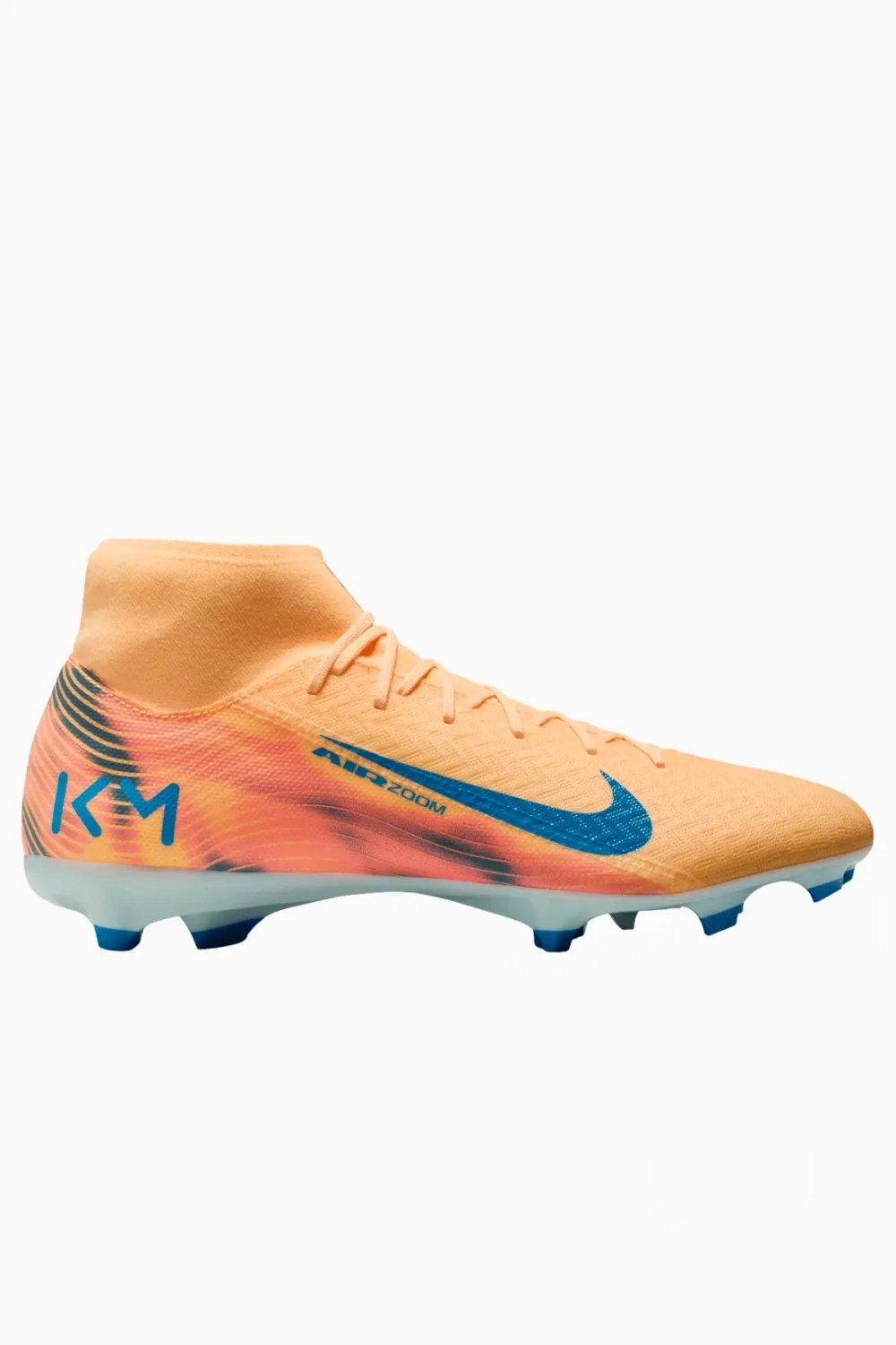 Бутсы Nike Zoom Mercurial Superfly 10 Academy Mbappe FG/MG - оранжевый